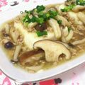 くみやび's cooksnap of when they made 豆腐の☆鶏そぼろきのこあんかけ☆.