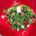 りなまゆ's cooksnap of when they made ∮ クレソンとじゃこのベーコンღ炒め ∮.