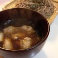 matzoo's cooksnap of when they made 焼きネギと鶏つくねのつけ蕎麦.