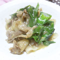 Machalin's cooksnap of when they made 青いネギと豚肉の味噌炒め.