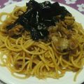 ハッピーミルクティー's cooksnap of when they made 母直伝の和風醤油パスタ.