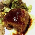 *ほぇ*'s cooksnap of when they made 簡単‼ひと手間で表面パリパリハンバーグ♫.