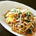 kebeibiko's cooksnap of when they made キムチ味の卵入り焼きそば☆.