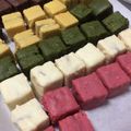 よしかたん's cooksnap of when they made バレンタイン♡カラフルキューブウェハース.