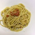 muumi☆'s cooksnap of when they made ソーセージとドライトマトのジェノベーゼ.
