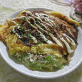 miyuki12's cooksnap of when they made おからでヘルシー☆とろふわお好み焼き.
