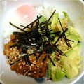 agak's cooksnap of when they made 美肌効果！簡単アボカド納豆丼.
