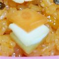 らぶみるきー's cooksnap of when they made お雛様のキャラ弁に 菱餅ピックサラダ.