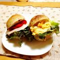 komutatata's cooksnap of when they made ケチャでハムチーズサンドウィッチ☆.