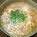 ☆ぴよぴよママ☆'s cooksnap of when they made 餃子とビーフンのふわとろ卵スープ☆.