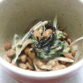 まらら's cooksnap of when they made 香りがいい♡　香味野菜の大絶賛納豆和え.