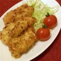 ◇Yurico◇'s cooksnap of when they made クリスマスに鶏ささみチーズナッツフライ.