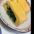 メグ♡モモ's cooksnap of when they made ほうれん草巻き卵焼き.