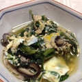＊まいいこ＊'s cooksnap of when they made 簡単♪春菊の卵とじ.