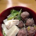 taekoさん's cooksnap of when they made 柚子コショウ入り肉団子鍋★ショウガ風味.