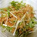 あお0603's cooksnap of when they made 簡単なお酒のあて！中華クラゲと水菜サラダ.