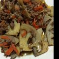 うなちゃん！'s cooksnap of when they made お手軽☆ひき肉とれんこんで甘辛きんぴら.