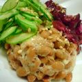 たもたん's cooksnap of when they made 納豆に浅漬け.