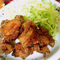 キューの飼い主's cooksnap of when they made 簡単！唐揚げ.