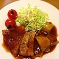 ユナツ's cooksnap of when they made ポークソテー☆ガーリックケチャップソース.