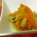 yuming219's cooksnap of when they made セロリとにんじんのきんぴら.