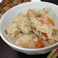 KAHo327's cooksnap of when they made 簡単おいしい！じゃが豚♡炊き込みごはん.