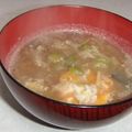 きらり流れ星's cooksnap of when they made ✽ぼっとん卵のお味噌汁✽.