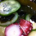 いせご's cooksnap of when they made 酢の物★タコ＋キュウリ＋わかめ.