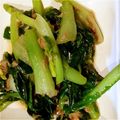 ayabic's cooksnap of when they made 旬の甘い小松菜とシーチキンの炒め物.