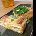 さーもんLOVE's cooksnap of when they made 栃尾の油揚げでねぎ味噌挟み焼き.