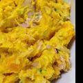 庭のあさがお's cooksnap of when they made 大人気！我が家のカボチャサラダ♪.