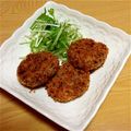 さきか0605's cooksnap of when they made ルクエで簡単★揚げないヘルシーミンチカツ.