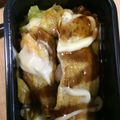 ダサコ's cooksnap of when they made 困った時の豚平焼き弁当♪.