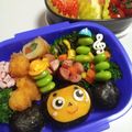 1122an＊'s cooksnap of when they made キャラ弁＊チェブラーシカおにぎり.