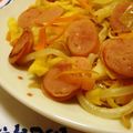 mmameco's cooksnap of when they made キャベツとウインナーのスイートチリ炒め♪.