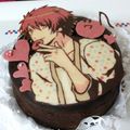 臨☆兎's cooksnap of when they made ♡キャラチョコ♡細い線の書き方♡.