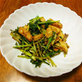 ぐうちょきるりこ's cooksnap of when they made 油揚げと水菜の炒めもの.