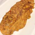 まりんごっこ's cooksnap of when they made 発酵三兄弟★キムチーズと納豆オムレツ.