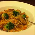 愛海✿❀'s cooksnap of when they made エビとベビーホタテのバター醤油パスタ♪.