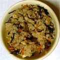 ひとぴかあさん's cooksnap of when they made めんつゆで！味付け簡単ひじきご飯！！.