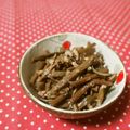 ガメコ's cooksnap of when they made ゼンマイと豚肉の炒め煮.