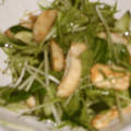 toshiebaba's cooksnap of when they made 水菜とササミのわさポン和え.