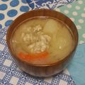 うに子's cooksnap of when they made たち（たらの白子）の味噌汁.