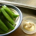 Satoco❋'s cooksnap of when they made たったひとふり！スナップえんどうマヨ.