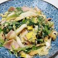 やまうさ's cooksnap of when they made ゴーヤのかわりに春菊でチャンプルー.