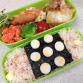 まっきー♪３７'s cooksnap of when they made 海苔弁Ver♪水玉ごはんのお弁当♪.