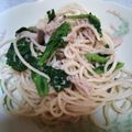 sun☆child's cooksnap of when they made 菜の花とツナのゆず胡椒パスタ.