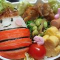 くるみなちょん☆'s cooksnap of when they made 節分★鬼さん俵おにぎり＊キャラ弁.