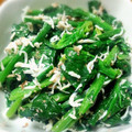 にぃもちゃん's cooksnap of when they made ほうれん草（菜の花）としらすのおひたし.