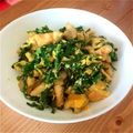 チョッコミント's cooksnap of when they made 鶏肉のニラ玉炒め.
